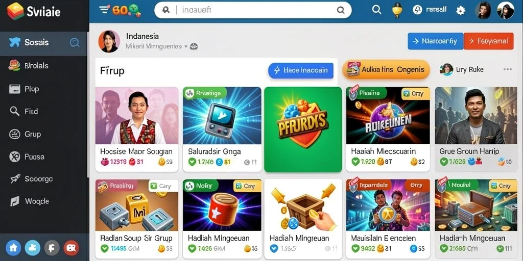 hokiwin - Antarmuka pengguna yang sederhana dan intuitif.